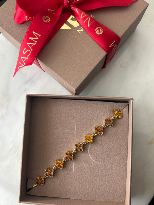 Bracelet queen marron/orange